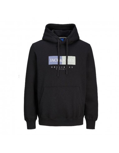 Sudadera JACK & JONES JORFREDERIKSBERG BOX SWEAT HOOD SN 12262513 Negro Negro