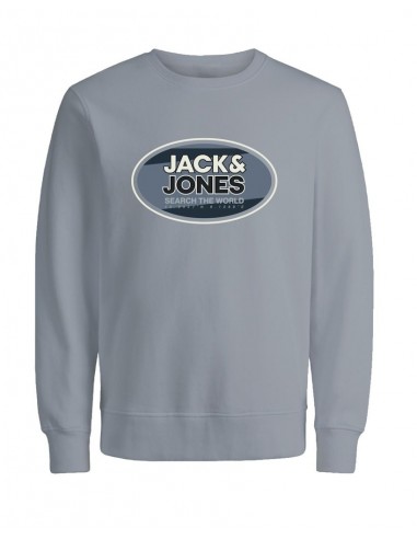 Sudadera JACK & JONES JCORAY COLOR SWEAT CREW NECK FST 12267544 GRS Gris