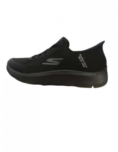 Calzado multideporte SKECHERS-GO WALK FLEX - HANDS-216324BBK-NEGRO-HOMBRE