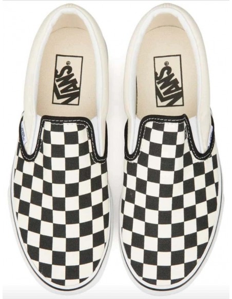 Zapatilla de Moda para HOMBRE VANS ASHER CUADROS BEIS-NEGRO