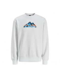 Sudadera JACK & JONES JCOMOUNTAIN LOGO SWEAT CREW NECK...