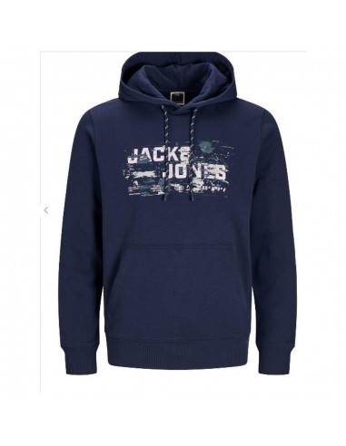 Sudadera JACK & JONES JCOOUTDOOR LOGO SWEAT HOOD SN 12261670 Marino Marino