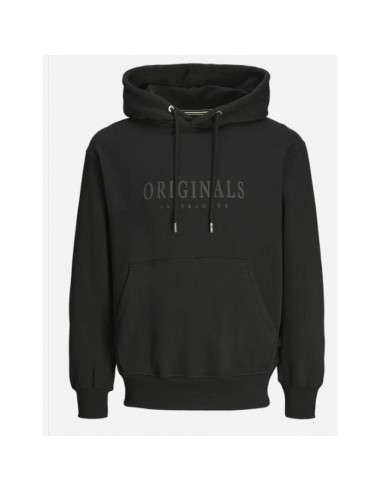 Sudadera JACK & JONES JORFREDERIKSBERG SWEAT HOOD SPA 12270541 Negro Negro