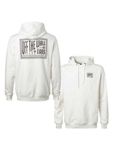 SUDADERA VANS BOOMED 66 PULLOVER-B MARSHMALLOW