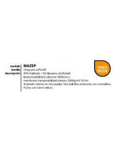 ALPHADVENTURE SOFTSHELL MAZEP 2