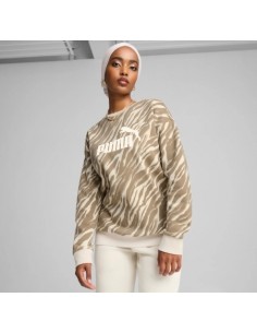 PUMA SUDADERA ESS+ ANIMAL AOP CREW 2