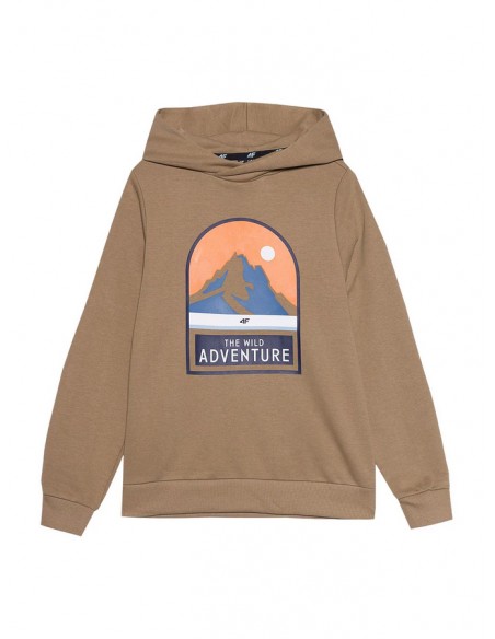 Sudadera 4F SWEATSHIRT M0933-NIÑO-81S-MARRON