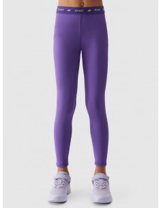 Malla larga 4F TIGHTS FNK F223-NIÑA-50S-VIOLETA 2