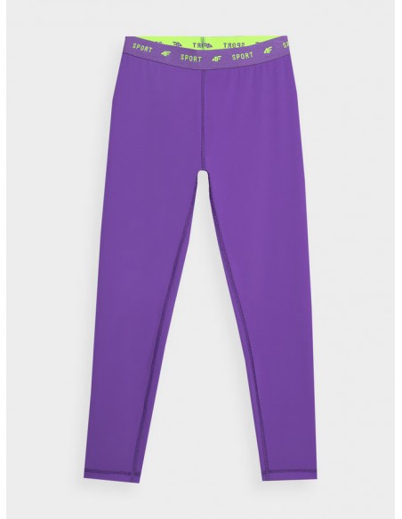Malla larga 4F TIGHTS FNK F223-NIÑA-50S-VIOLETA