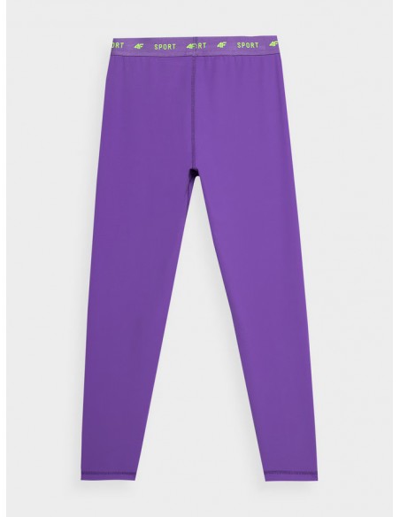 Malla larga 4F TIGHTS FNK F223-NIÑA-50S-VIOLETA