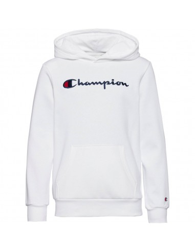 Sudadera CHAMPION Hooded Sweatshirt-117111-WW001-BLANCO-MUJER