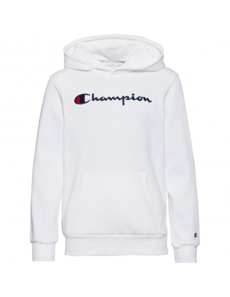 Sudadera CHAMPION Hooded Sweatshirt-117111-WW001-BLANCO-MUJER