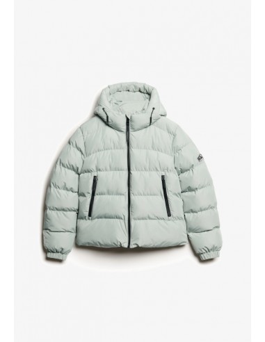 HOODED LUXE SPORTS PUFFER jacket