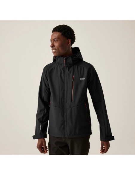 Softshell REGATTA-Hewitts X- BLCK/RED/OCHR