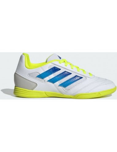 BOTAS ADIDAS SUPER SALA 2 J BLANCO/AZUL/FLUOR