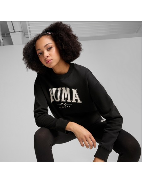 SUDADERA PUMA MUJER SQUAD CREW FL