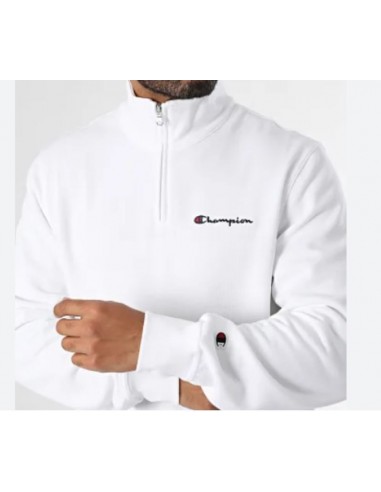 Sudadera CHAMPION HALF ZIP SWEATSHIRT 220263 WHT Blanco