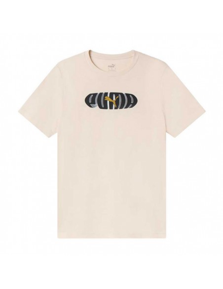 PUMA CAMISETA ESS+ GRAPHIC TEE, ALPINE SNOW