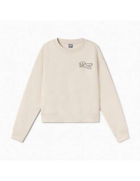 PUMA SUDADERA SCRIPT CREW FL ALPINE SNOW