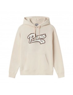 PUMA SUDADERA SCRIPT HOODIE F, ALPINE SNOW 2