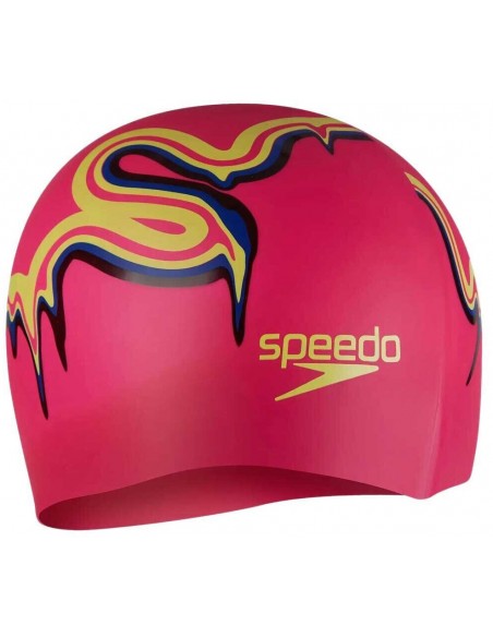 Gorro SPEEDO JUNIOR PRINTED SILICONE 8-0838615957 Rosa