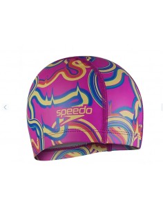 Gorro SPEEDO JUNIOR PRINTED PACE CAP 8-1352615951 Morado 2