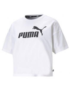 Camiseta PUMA ESS CROPPED LOGO TEE 586866 02 Blanco 2