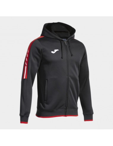 JOMA CHAQUETA OLIMPIADA CON CAPUCHA NEGRO/ROJO