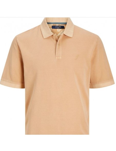 Polo JACK & JONES JPRBLUWILLIAM WASH 12257315 BEIGE Beige