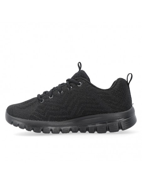 Zapatilla Multideporte para MUJER SKECHERS GRACEFUL-GET CONNECTED-BBK