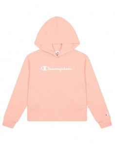 CHAMPION Hooded Sweatshirt GRIS-NEGRO