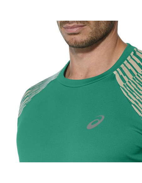 Camiseta ASICS fuzeX TEE 141238 5007 Verde