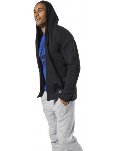 Sudadera REEBOK WOR FLEECE FZ HOOD EC0900 Negro