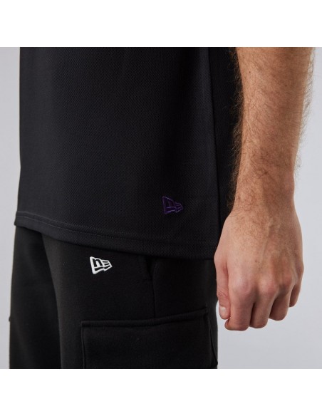 Camiseta NEW ERA NBA SCRIPT MESH TEE LOSLAK  BLKTRP 60284737 Negro