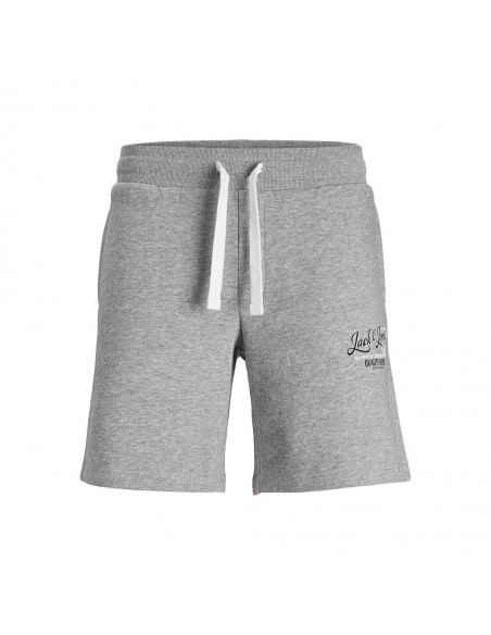 Pantalón Corto JACK & JONES JPSTANDY SWEAT SHORT 12225087 GRIS Gris