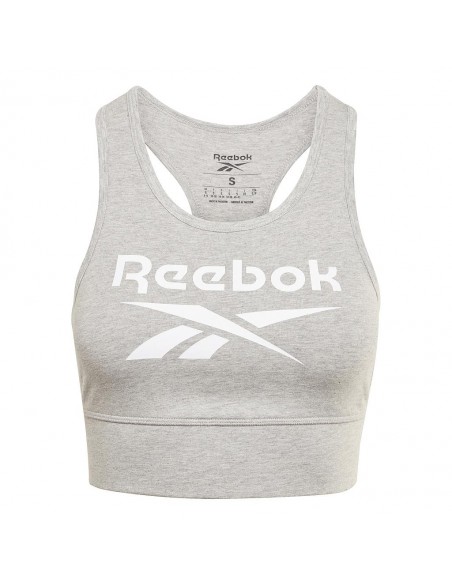 Top REEBOK RI BL COTTON BRALET GR9393 Gris