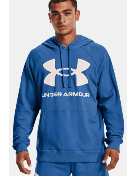 UNDER ARMOUR UA RIVAL FLEECE BIG LOGO HD-BLU