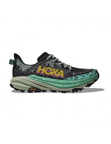 ZAPATILLAS HOKA W SPEEDGOAT 6 BLACK/ALOE VERA