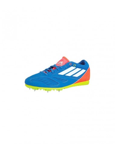 ZAPATILLAS CLAVOS ATLETISMO JUNIOR UNISEX ADIDAS ARRIBA 4XJ AZUL/NARANJA/AMARILLO