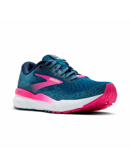 Zapatilla Multideporte para MUJER BROOKS GHOST 16 GTX MOROCCON BLUE PINK