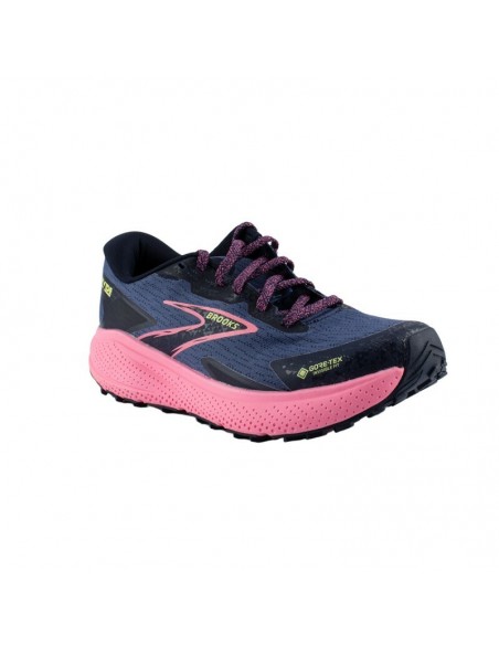 Zapatilla para Trail Running para MUJER BROOKS DIVIDE 5 GTX W GREY BLUE PINK