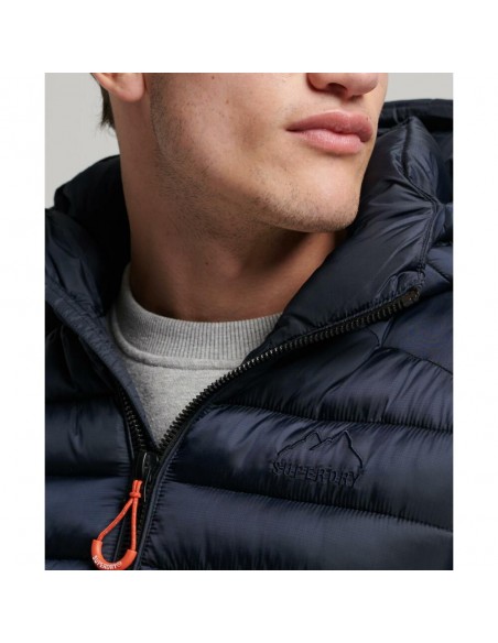 HOODED FUJI SPORT PADDEDJKT - (Eclipse Navy)