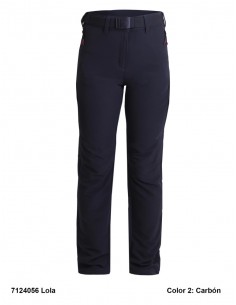 Pantalón Trekking Poliéster/Elastano Sin Perchar  GRIS LOLA 2