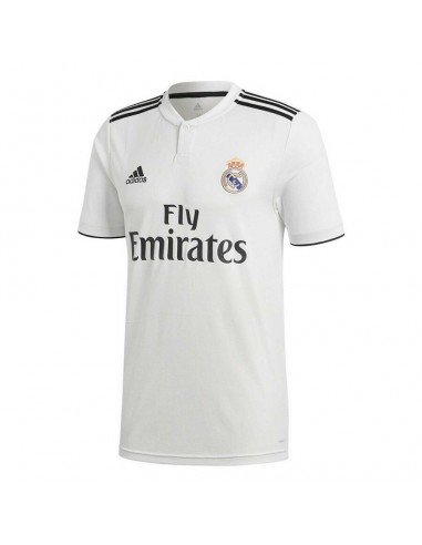 CAMISETA REAL MADRID 18/19 BLANCO NEGRO