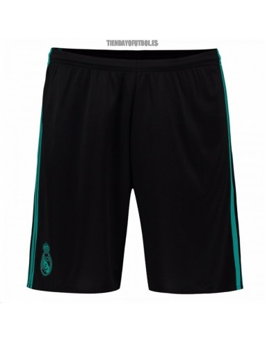 PANTALON CORTO REAL MADRID NEGRO VERDE