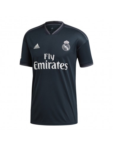 CAMISETA DE FUTBOL REAL MADRID NEGRO GRIS 18/19