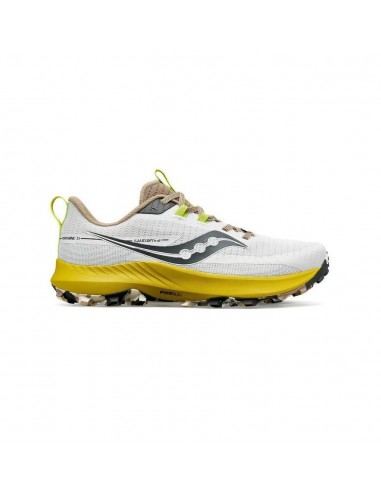 SAUCONY TRAIL RUNNING PEREGRINE 13 BLANCO AMARILLO