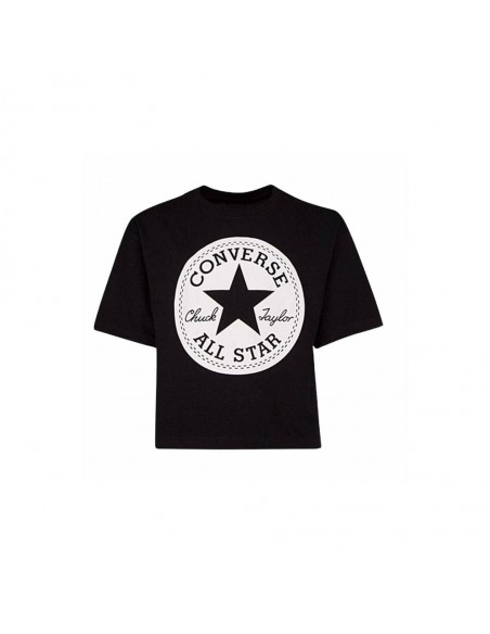 Camiseta CONVERSE SIGNATURE CHUCK PATCH BOXY TEE 469787 023 Negro