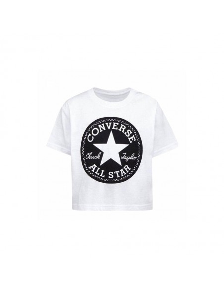Camiseta CONVERSE SIGNATURE CHUCK PATCH BOXY TEE 469787 001 Blanco