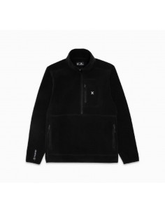 POLAR NEGRO POLARTEC EXPLORE 200 MEDIA CREMALLERA